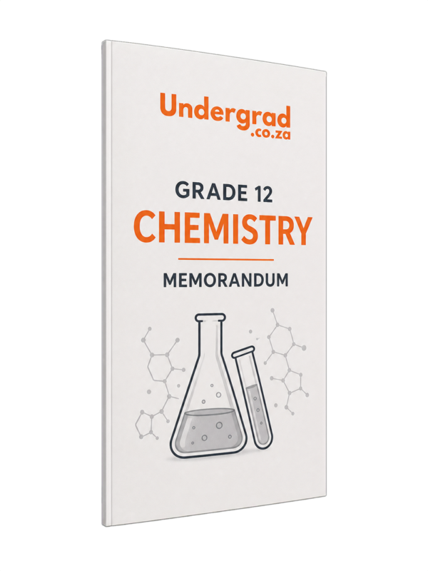 chemistry_memo_slim Chemistry Grade12 Memorandum