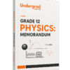 physics_memo_cover Physics Grade12 Memorandum